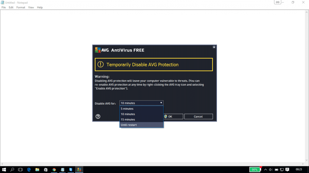 Turn-off-Antivirus-temporarily-Screenshot
