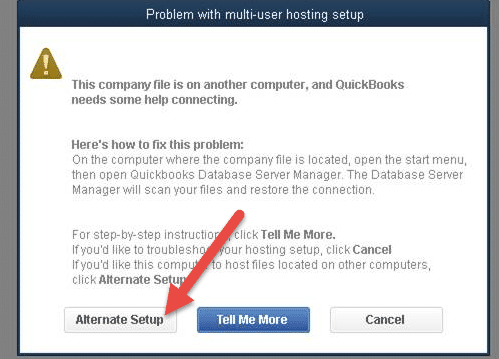QuickBooks Multi-User Mode Not Working Error - Image