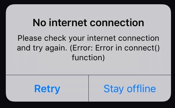 No Internet Connection - Image