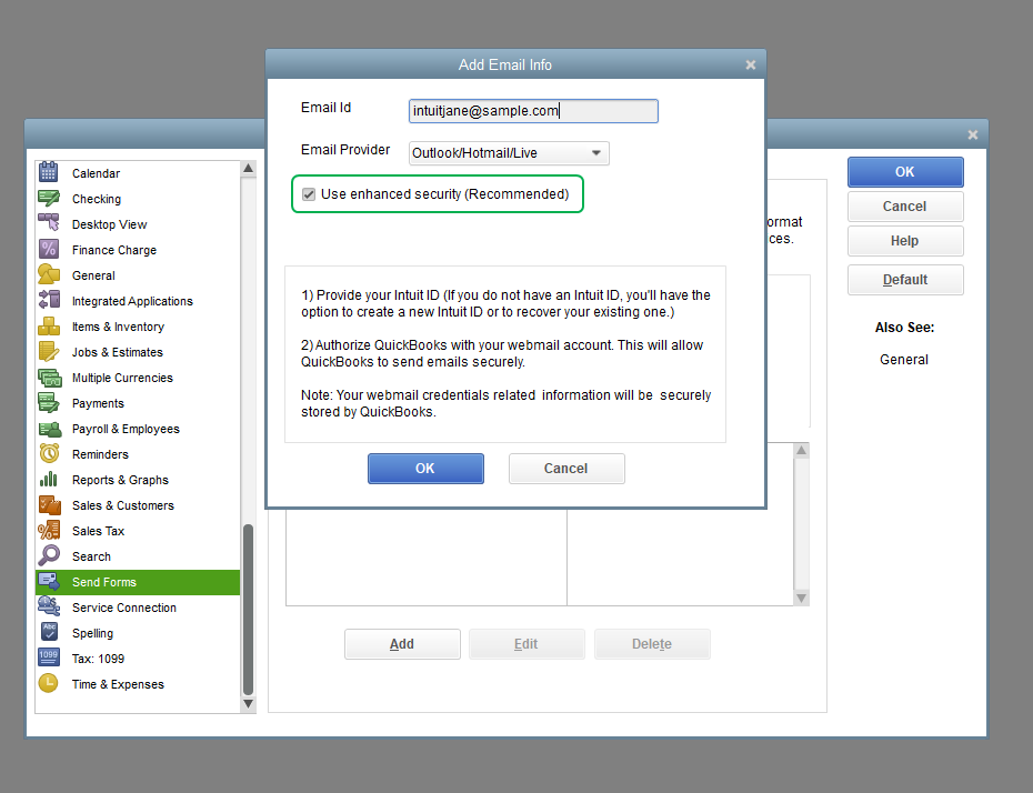 connect your email to QuickBooks Desktop