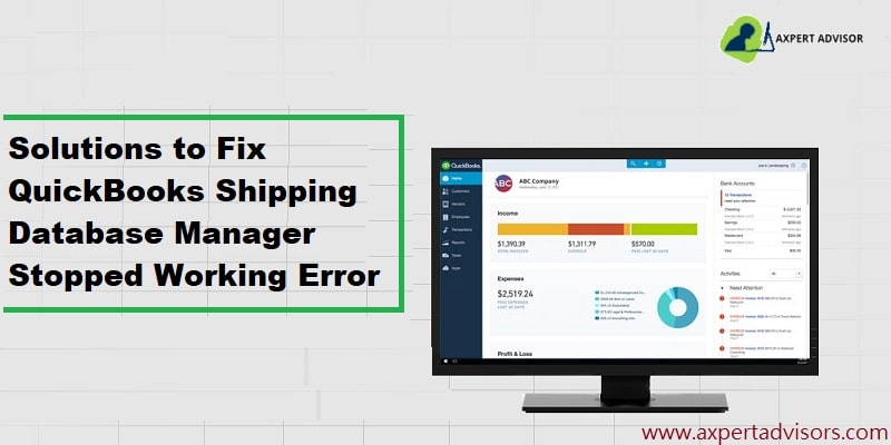 How to Fix QuickBooks Shipping Manager Database Not Working Error?