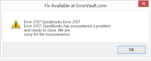 How to Troubleshoot QuickBooks Payroll Error 2107? QuickBooks Error code 2107