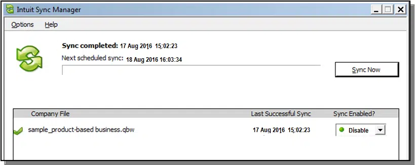 Intuit Sync Manager -Image