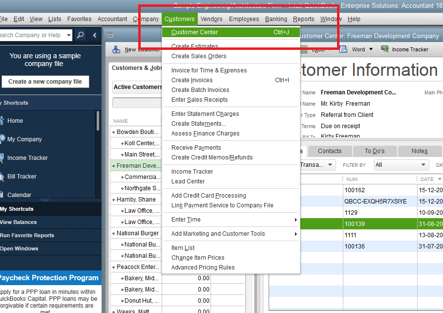 Customer Center - Image