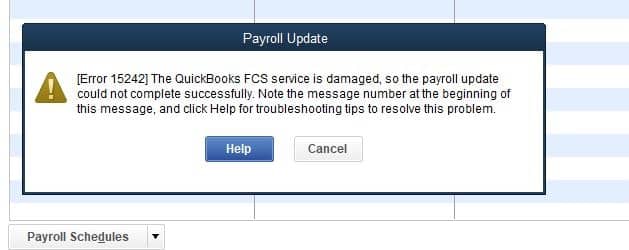 QuickBooks Error 15242 - Image
